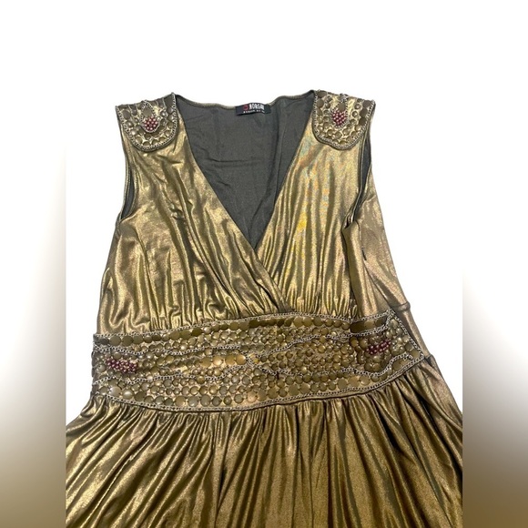 💚MORGAN MORGAN DE TOI METALLIC DRESS - Picture 3 of 7